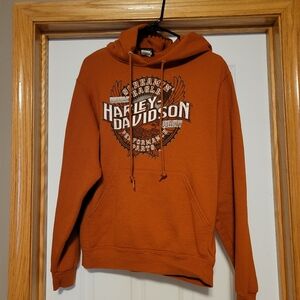 Harley-Davidson Orange Hoodie